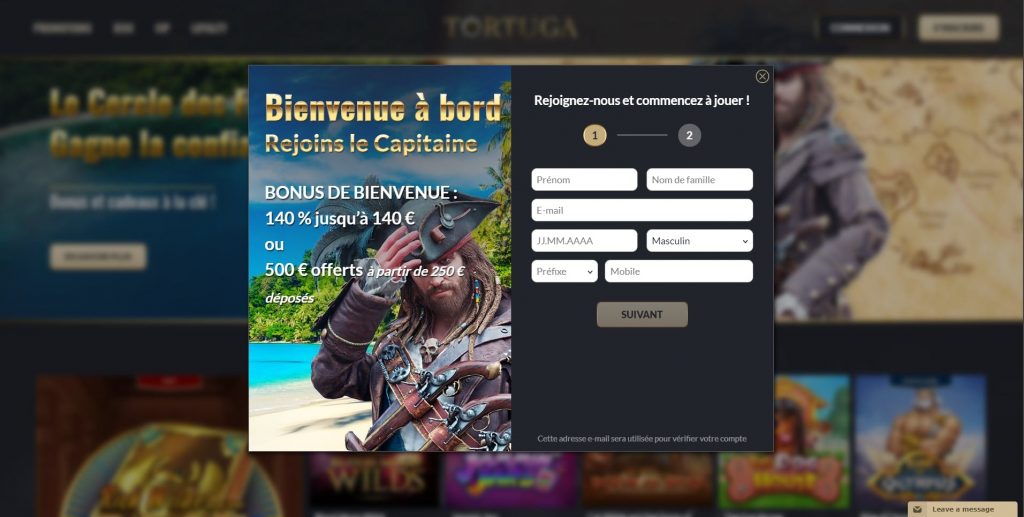 tortuga live casino